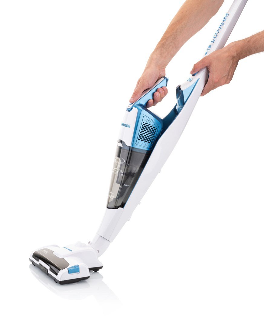 Hyundai VC 914 2-i-1 stangst�vsuger Batteri Dry HEPA Posel�s 0,5 L Hvid, Bl� #7
