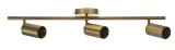 Activejet SPECTRA tredobbelt guld loft vglampe strimmel spotlight GU10 til stuen #2