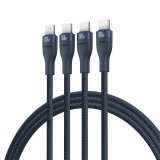 Baseus Flash Series Type C til C+C+C hurtigopladningskabel 480 Mbps Bl #5