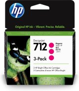 HP 712 DesignJet-blkpatron, magenta, 3 stk., 29 ml #3