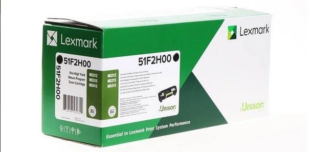 Lexmark 512H tonerpatron 1 stk Original Sort #1