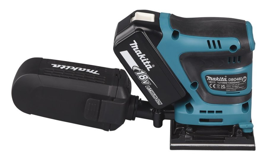 Makita DBO480Z transportabel slibemaskine Excentersliber 14000 OPM Sort, Bl 210 W #6