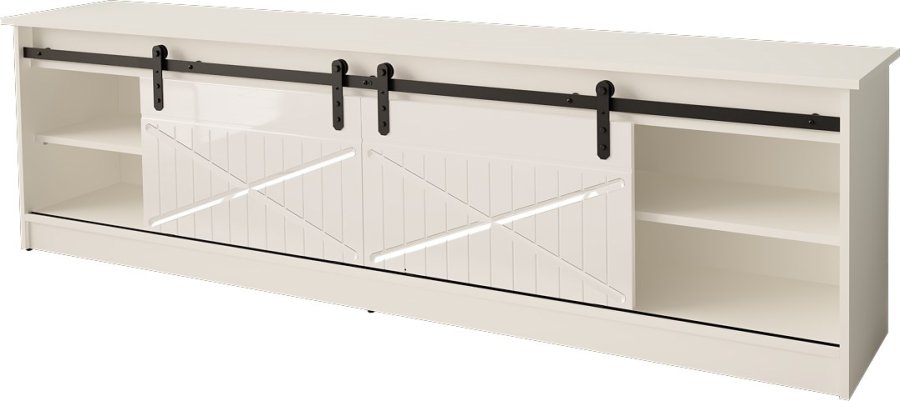 RTV GRANERO kabinet 200x56,7x35 hvid/blank hvid #3