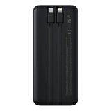 Baseus Lipow Powerbank med dobbelt indbygget kabel og display 10000 mAh 22,5 W Sort #2