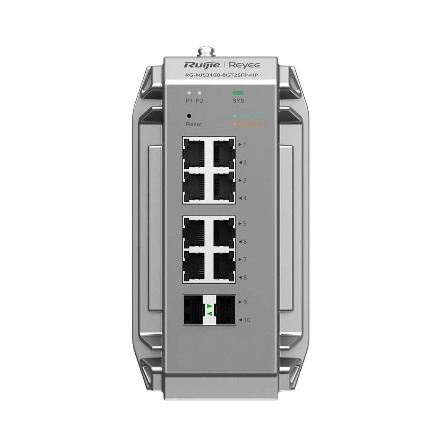 Ruijie Networks RG-NIS3100-8GT2SFP-HP netv�rksswitch Administreret L2 Gigabit Ethernet (10/100/1000) Str�m over Ethernet (PoE) Gr� #5