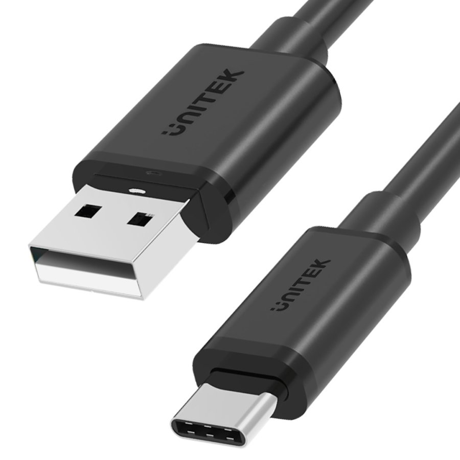 UNITEK USB-KABEL USB-A - USB-C 50CM, Y-C481BK #1