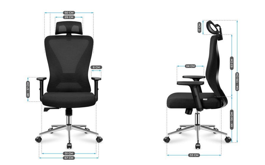 Kontor l�nestol MA-Manager 3.5 Sort #7