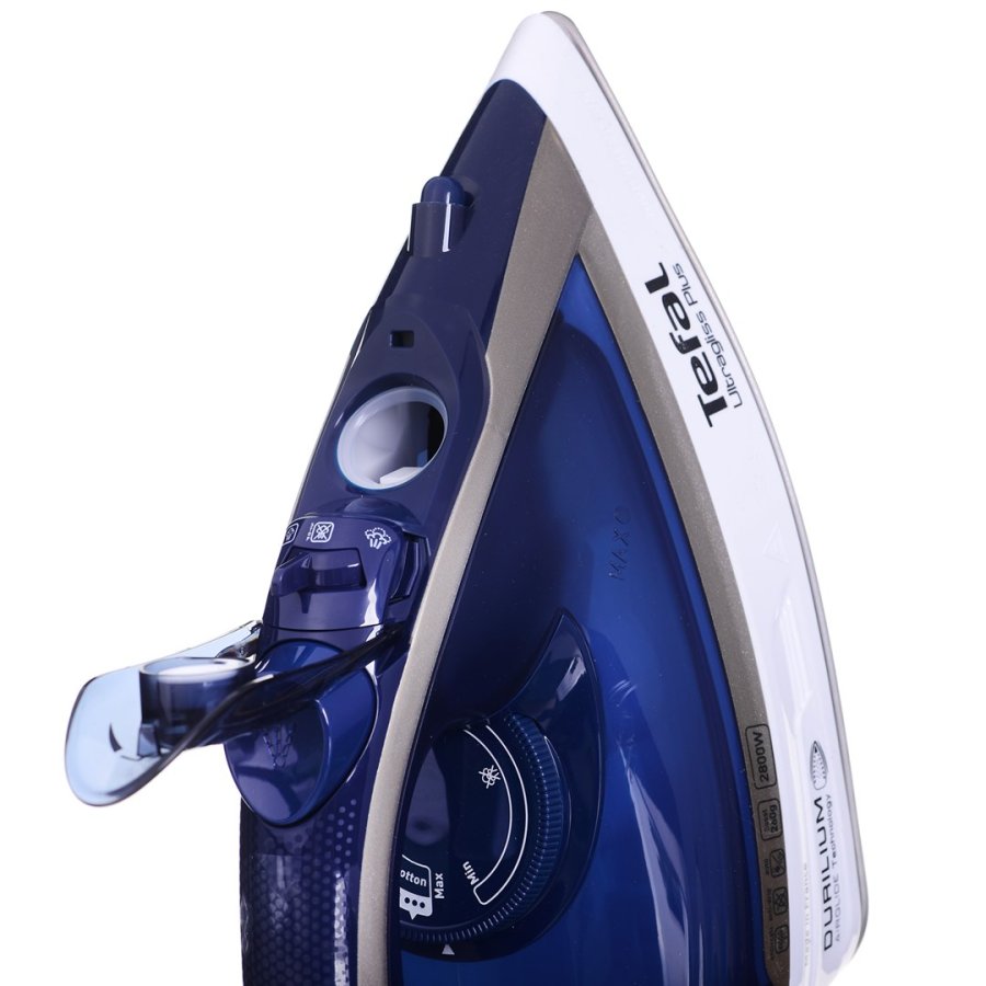 Tefal Ultimate Pure FV6812E0 strygejern Dampstrygejern 2800 W Bl, Slv #4