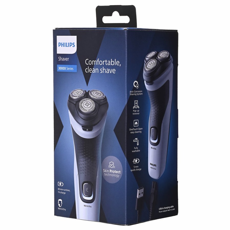 Philips Shaver 3000X Series X3003/00 Elektrisk shaver til vd og tr barbering #11