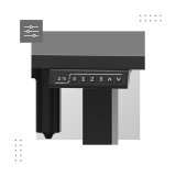 Elektrisk skrivebord MA-Leader 7.6 Sort #7