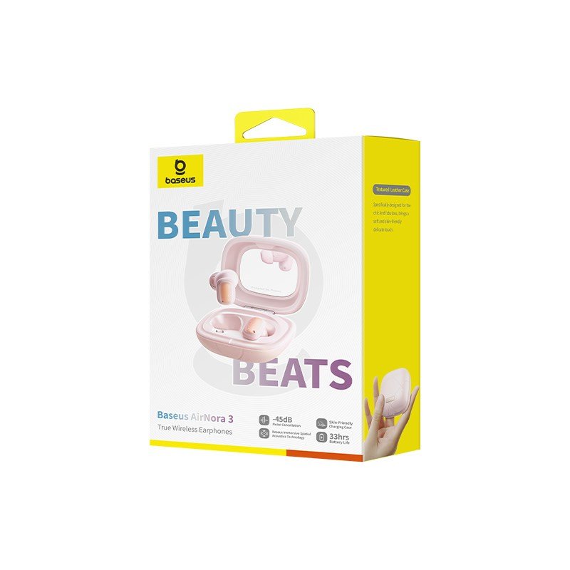 Baseus AirNora 3 Headset True Wireless Stereo (TWS) I rerne Opkald/musik Bluetooth Lyserd #8