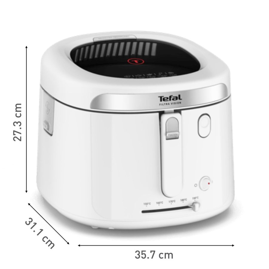 Tefal Filtra Vision FF2541E0 frituregryde Enkelt 2,1 L Enkeltst�ende 1900 W Hvid #6
