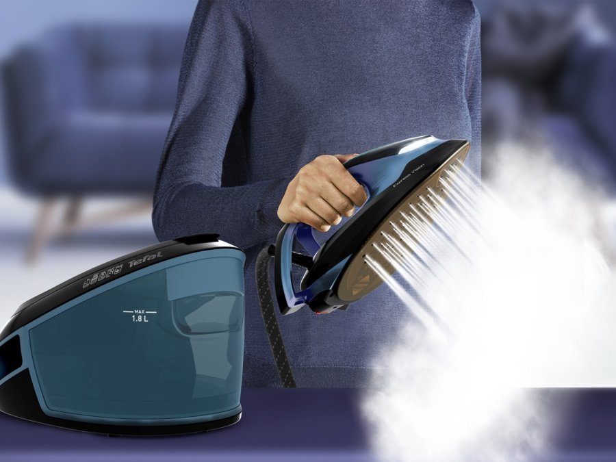 Tefal Express Vision SV8151 2800 W 1,8 L Durilium AirGlide Autoclean soleplate Bl, Sort #8
