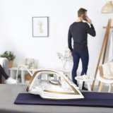 Tefal Puregliss FV8042 Tr & dampstrygejern Durilium AirGlide Autoclean soleplate 3000 W Bronze, Hvid #3