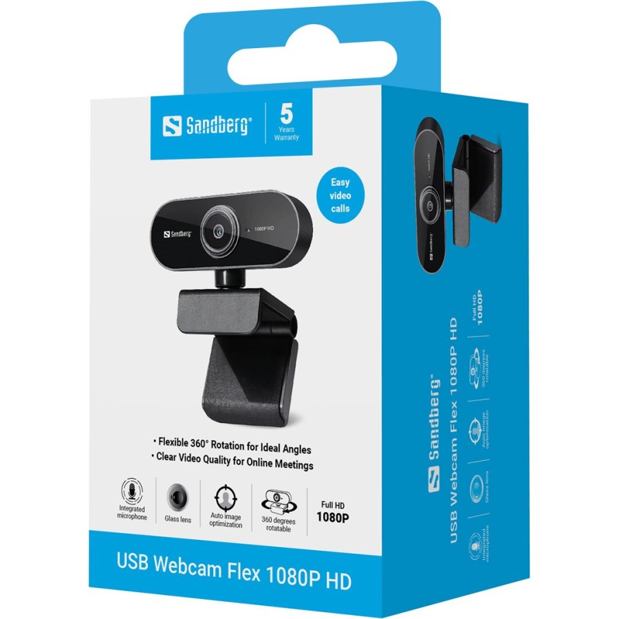 Sandberg USB Webcam Flex 1080P HD #7