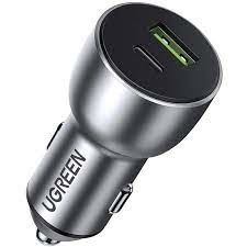 Ugreen 60980 oplader til mobil enhed Universel S�lv Cigart�nder Hurtig opladning Automatisk #1