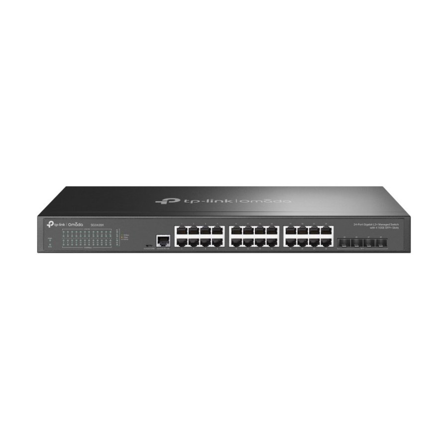 TP-Link Omada SG3428X netv�rksswitch Administreret L2+/L3 Gigabit Ethernet (10/100/1000) 1U Sort #1