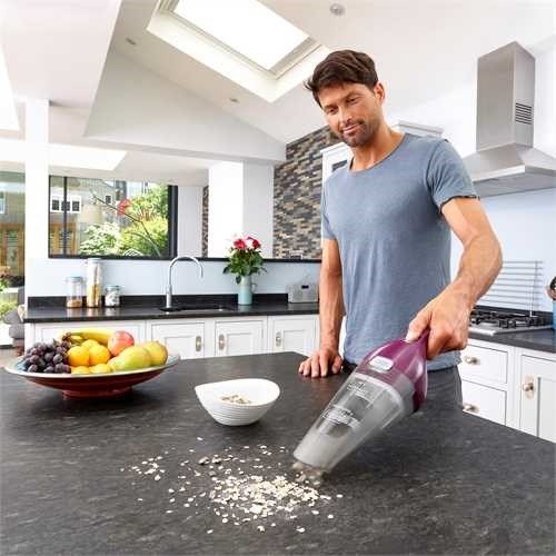 Black & Decker NVC115W hndholdt stvsuger Gr, Lilla Posels #4