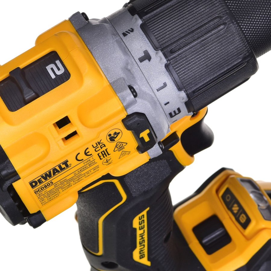 BOREMASKINE/DREV DEWALT DCD805P2T 18V 2X5,0AH BL TSTAK #3