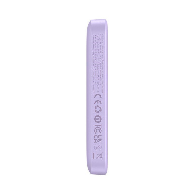Baseus Magnetic Mini Air P10059002513-00 Lithium-polymer powerbank 6000 mAh Lilla #9