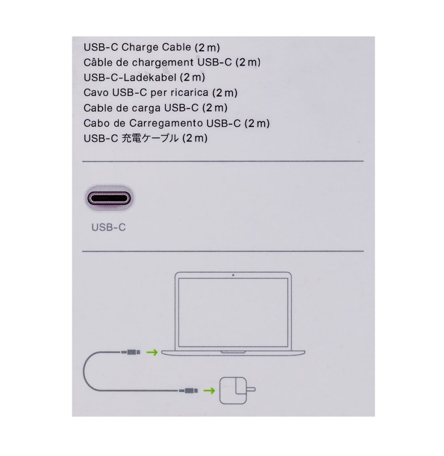 Apple MLL82ZM/A USB-kabel 2 m USB C Hvid #4