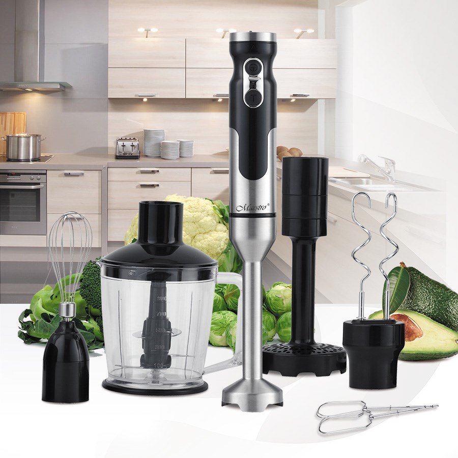Maestro MR-567 blender Neds�nkning blender 1000 W Sort, Rustfrit st�l #2