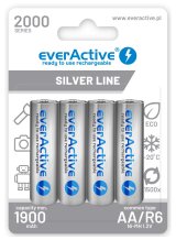 Genopladelige batterier everActive Ni-MH R6 AA 2000 mAh Silver Line #1