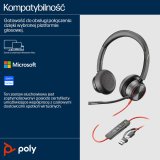 Poly Blackwire 8225 Stereo Microsoft Teams Certified USB-C Headset +USB-C/A Adapter #9