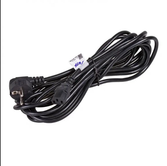 Akyga AK-PC-05 Sort 5 m CEE7/7 IEC C13 #1