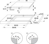 Gorenje GI6432BCWF Sort Indbygget 60 cm Zone induktionskogeplade 4 zone(s) #8
