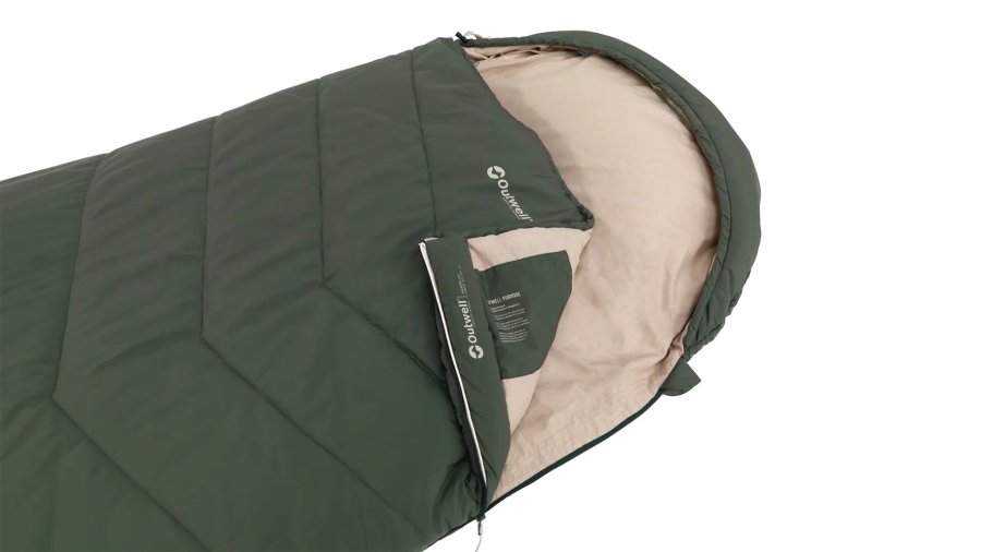 Outwell Caldera Lux Voksen Halv-rektangul�r sovepose Polyester Gr�n #2