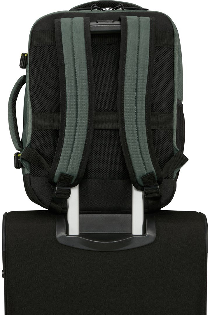 American Tourister Take2cabin S/M rygs�k Fritidsrygs�k Gr�n Genanvendt polyethylenterephthalat (rPET) #5
