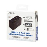 LogiLink CR0042 dockingstation Ledningsf�rt USB 3.2 Gen 1 (3.1 Gen 1) Type-A Sort #5