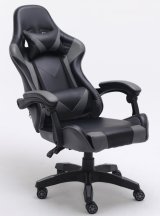 Topeshop FOTEL REMUS SZARY Computermbel og kontorstol Polstret sde Polstret rygln #2