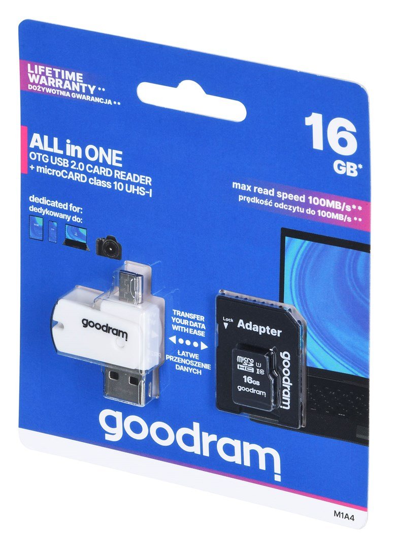 Goodram M1A4-0160R12 flash-hukommelse 16 GB MicroSDHC Class 10 UHS-I #2