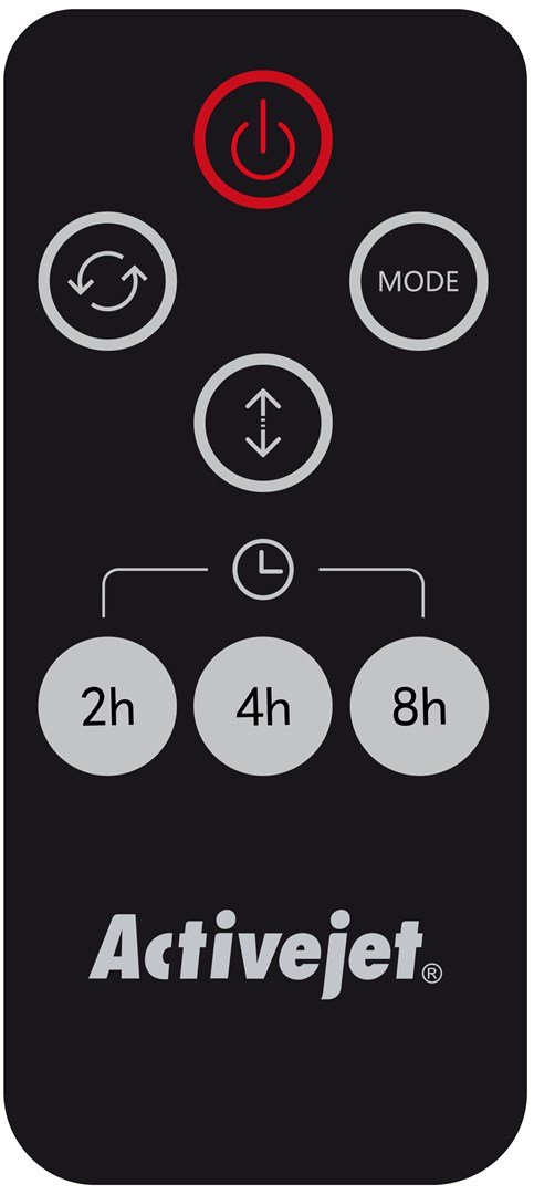 Activejet Selected 3D 1800 Watt varmeventilator med klefunktion #5