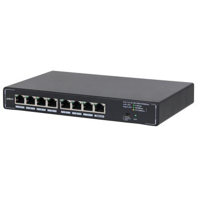 Dahua Technology SMG1008 netv�rksswitch Ikke administreret 2.5G Ethernet (100/1000/2500) Sort #2