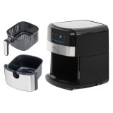 Camry Premium CR 6311 frituregryde Enkelt 5 L Enkeltstende 2500 W Varmluftsteger Sort, Rustfrit stl #19