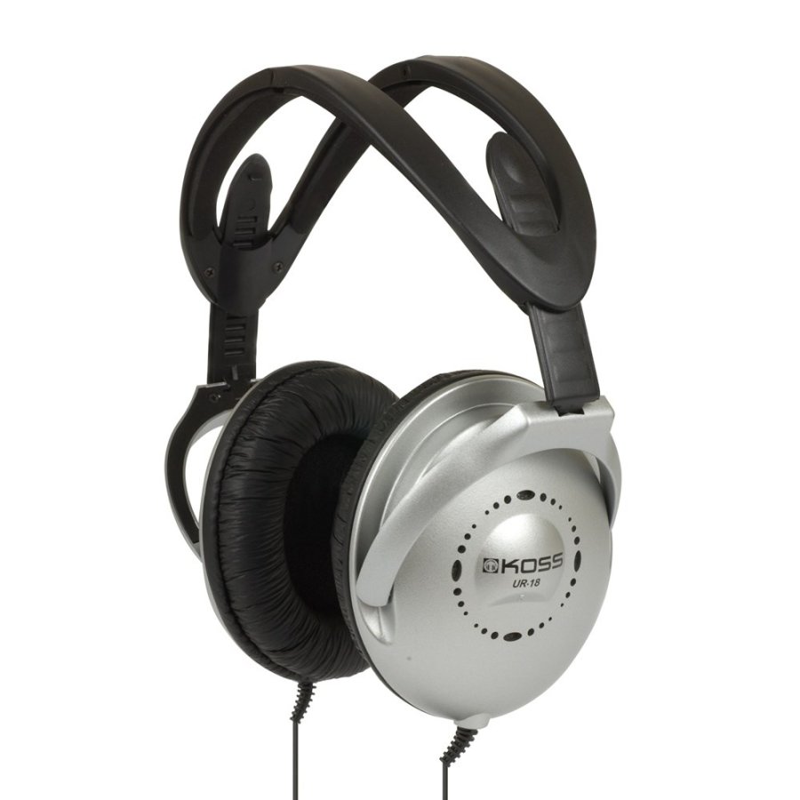 Koss UR18 hovedtelefoner/headset Ledningsfrt Musik Sort, Slv #1
