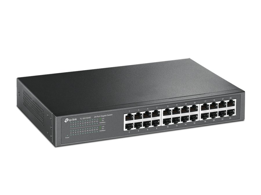 TP-Link TL-SG1024D netv�rksswitch Ikke administreret Gigabit Ethernet (10/100/1000) Gr� #3