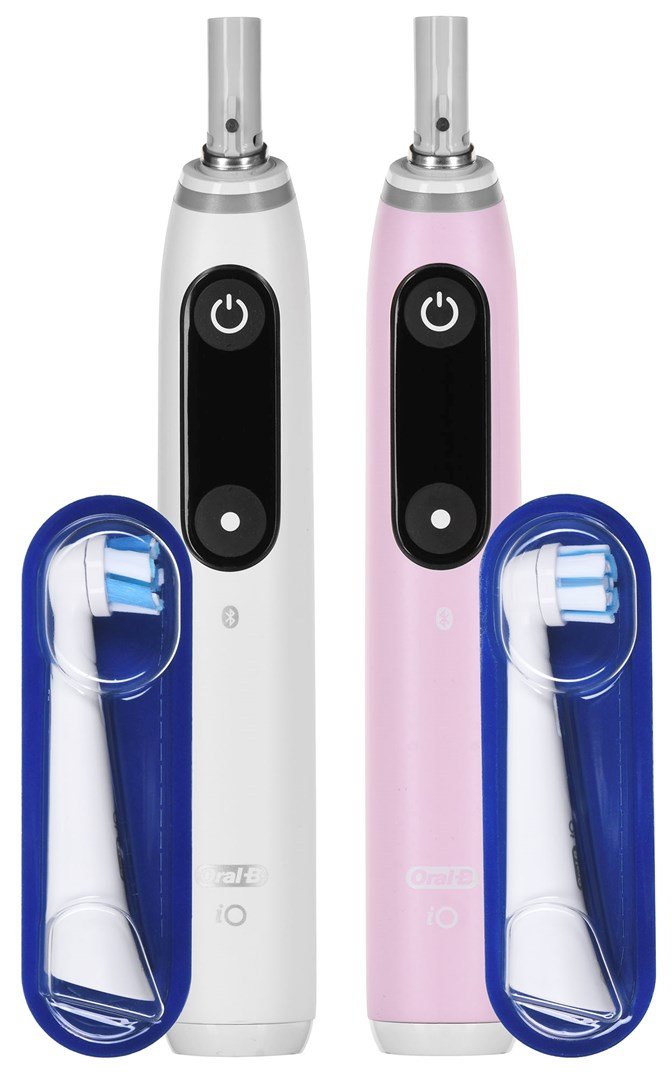 Braun Oral-B iO6 DuoPack Hvid/Pink #1