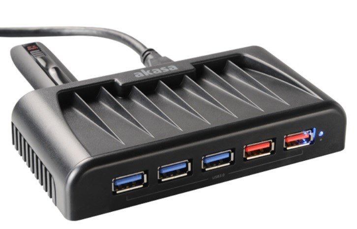 Akasa Connect 7 EX 5000 Mbit/s Sort #6