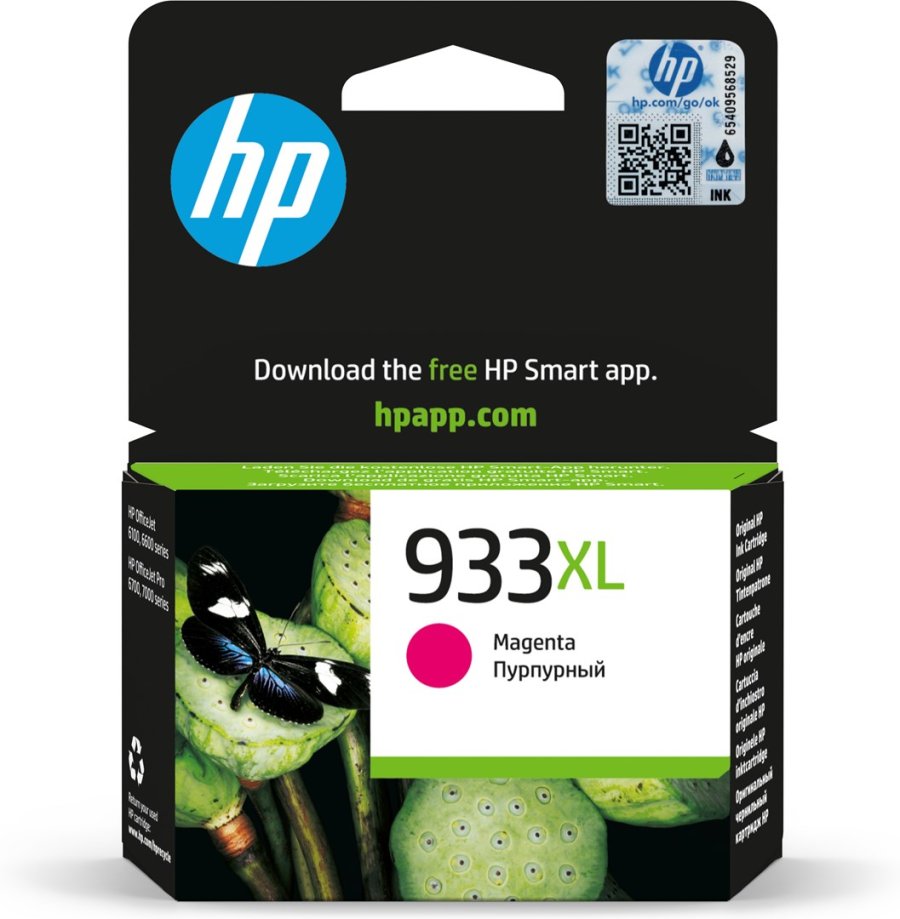 HP Original 933XL-blkpatron med hj kapacitet, magenta #1