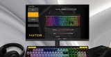 HATOR Icefall tastatur Spil USB QWERTY US engelsk Hvid #7