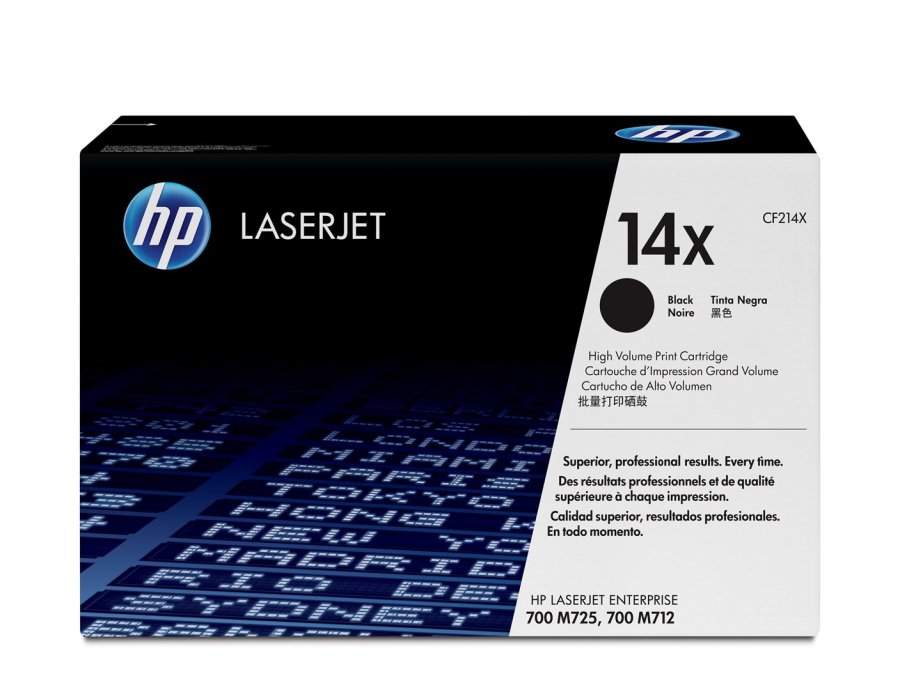 HP Original 14X LaserJet-tonerpatron med hj kapacitet, sort #1