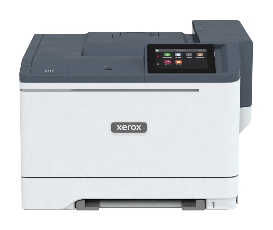 Xerox C410, A4-format, 40 sider/min, dupleksprinter, PS3 PCL5e/6, 2 magasiner, i251 ark #1