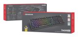 KLAWIATURA DLA GRACZY GENESIS THOR 404 US PODWIETLENIE RGB MECHANICZNA CZARNA GATERON YELLOW PRO #10