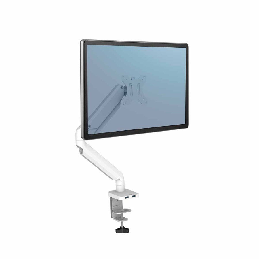 Fellowes Ergonomics-arm til 1 skrm - Platinum Series, hvid #2