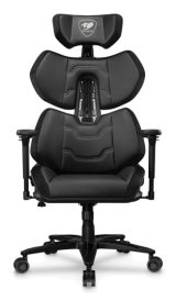 COUGAR Terminator Elite PC gamingstol Polstret s�de Sort, S�lv #1