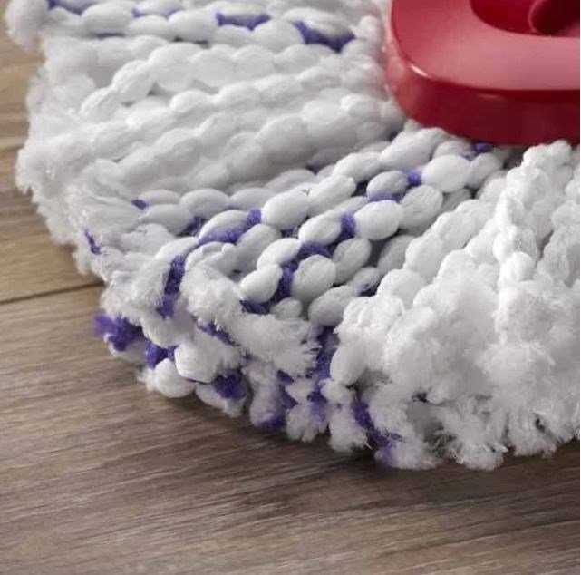 Mop with Bucket Vileda 167751 Sort Rd Mikrofiber Plastik #8